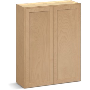 RELIABILT Parkstone II Wall Cabinet, Wheat Stained, 33" W, 2 Doors, Fully Assembled - 641524 | Lowe's Pro Supply